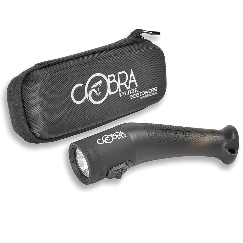 BESTDIVERS COBRA pure FLASHLIGHT 1500 LUMENS, 120 m